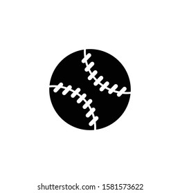 baseball icon glyph vector design