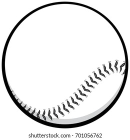 Baseball Icon Illustration