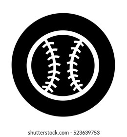 baseball icon illustration design