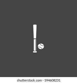 Baseball icon illustration isolated vector sign symbol