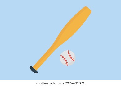 Baseball icon illustration. icon related to sport. Flat icon style. Simple vector design editable