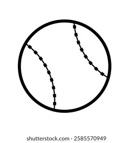 baseball icon illustration template vector