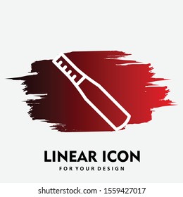 Baseball icon isolated on background
