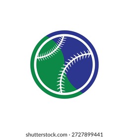 Baseball icon isolated on white background