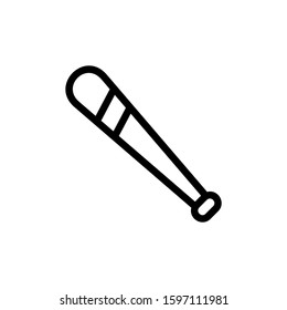baseball icon isolated sign symbol vector illustration - high quality black style vector icons