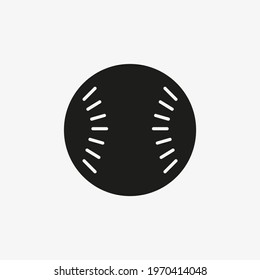 Baseball icon in line design style. Sports and recreation concept.