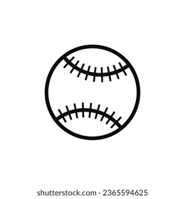 Baseball icon line vector design template