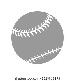 Baseball icon logo design illustration