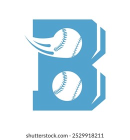 Baseball icon logo design illustration