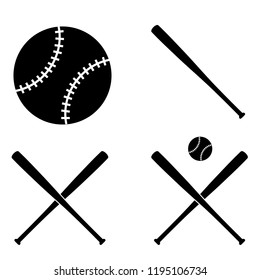 Baseball icon, logo on white background