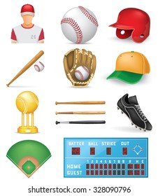 Baseball Icon Set