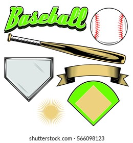 Baseball Icon Set for designers