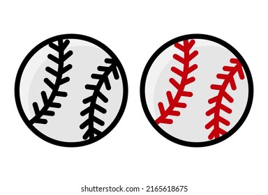 Baseball icon set vector. Vector illustration design.