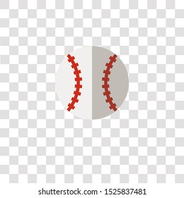 baseball icon sign and symbol. baseball color icon for website design and mobile app development. Simple Element from school elements collection for mobile concept and web apps icon.