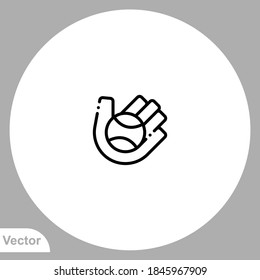 Baseball icon sign vector,Symbol, logo illustration for web and mobile