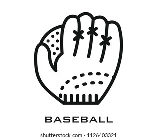 Baseball icon signs