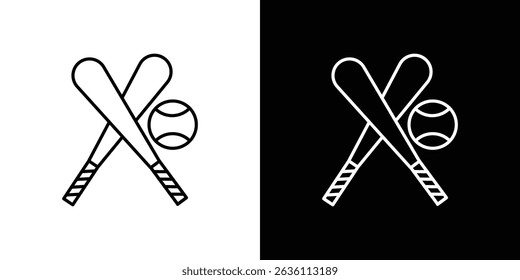 Baseball icon symbol concept for graphic design, Website, UI. EPS