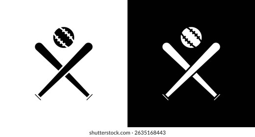 Baseball icon symbols. Vector illustration.
