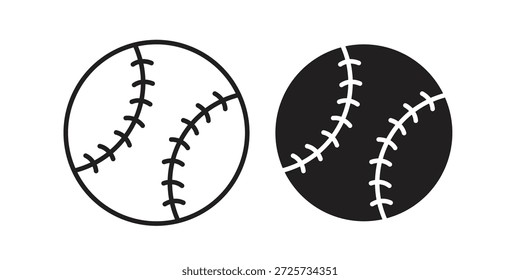 Baseball icon for template. Icon vector graphic set