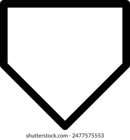 baseball icon. Thin Linear Style Design Isolated On White Background