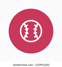 baseball icon vector