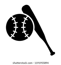 Baseball icon vector 