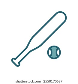 baseball icon vector design template simple and clean