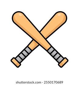 baseball icon vector design template simple and clean