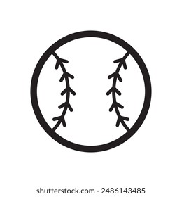 baseball icon vector illustration logo deisign