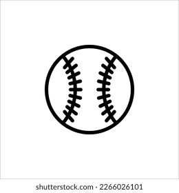Baseball icon. vector illustration on white background