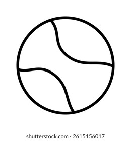 Baseball Icon Vector vector illustration, pictogram isolated on white background. color editable