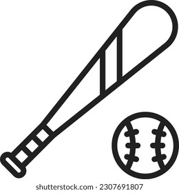 Baseball icon vector image. Suitable for mobile application web application and print media.