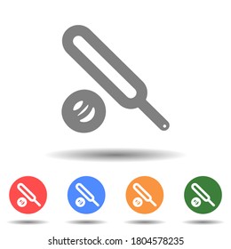 Baseball icon vector logo isolated on background