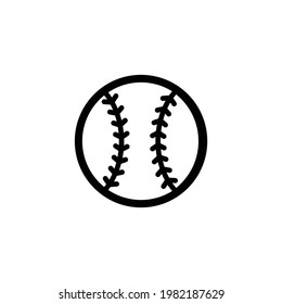 baseball icon vector logo symbol