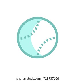baseball icon vector. baseball modern style design