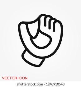 Baseball icon vector. Premium symbol icons. Vector illustration.