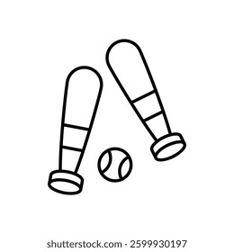 Baseball icon vector stock illustration