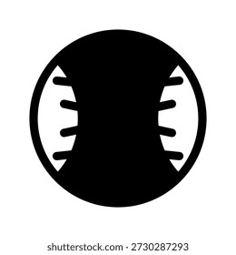 Ilustração de design de símbolo de vetor de ícone de beisebol
