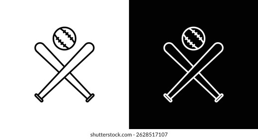 Baseball icon vector for web, computer and mobile apps