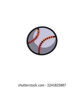 baseball icon  vector with white background