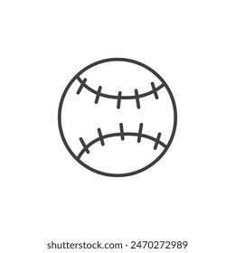 Baseball icons. Simple ball vector symbol. Cricket ball vector.