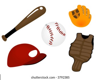 Baseball Icons - Vector