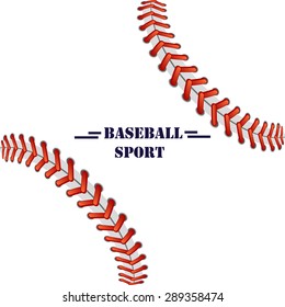 Baseball Illustration Background For Text, Logo