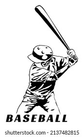 baseball illustration design logo icon vector