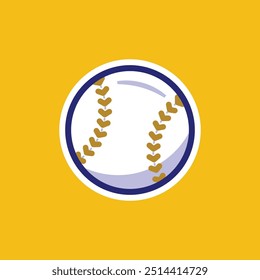 Baseball Illustration, Sport and Competition Theme.