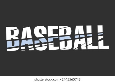 Baseball Inspired Design, Creative Baseball Typography Art, Typographic Baseball Design for Fans, Typography Art for Baseball Enthusiasts