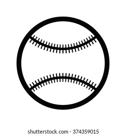 Baseball isolated on white
