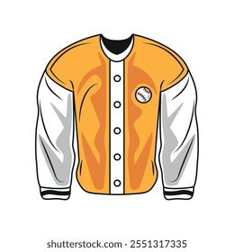 Baseballjacke Sport Symbol einzeln