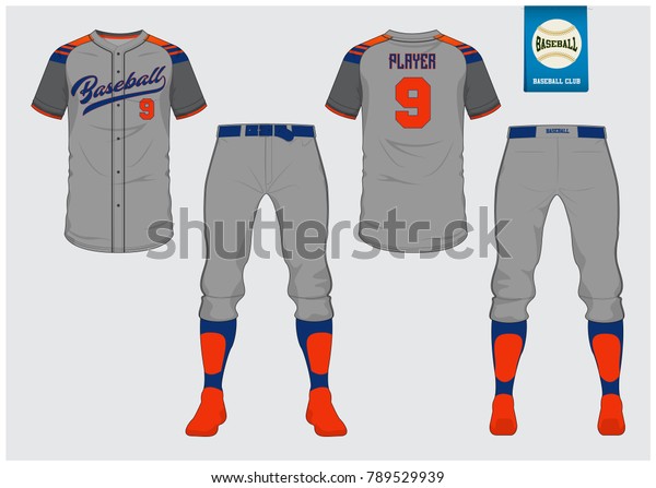 Baseball Jersey Sport Uniform Raglan Tshirt Stock Vector (Royalty Free ...