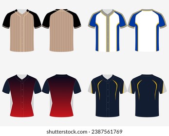 baseball jersey sports templete mockup design